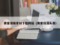 天水黑客漫画素材下载网站（黑客动漫头像）